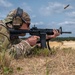 Air Force Reserve Lt. Col. Beau Suder fires an M4 rifle
