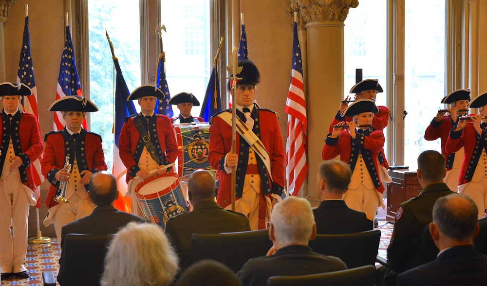 U.S. Army Old Guard Fife &amp; Drum Corps Performs At NYC U.S. Army 248th Birthday Celebration