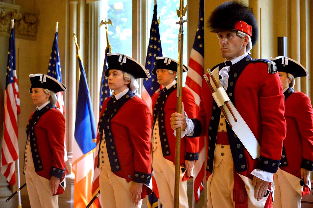 U.S. Army Old Guard Fife &amp; Drum Corps Performs At NYC U.S. Army 248th Birthday Celebration