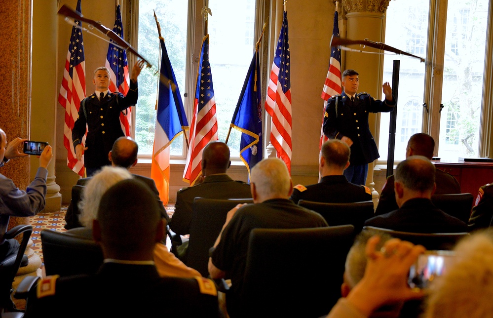 U.S. Army Drill Team Performs At NYC U.S. Army 248th Birthday Celebration