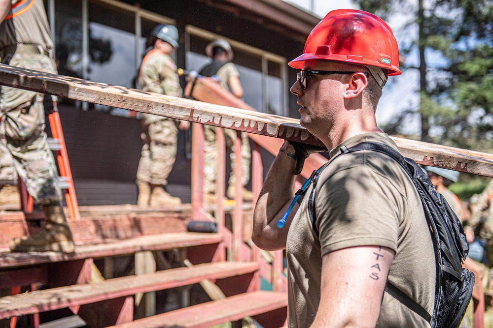 Oklahoma Army National Guard engineers renovate Camp Kilohana