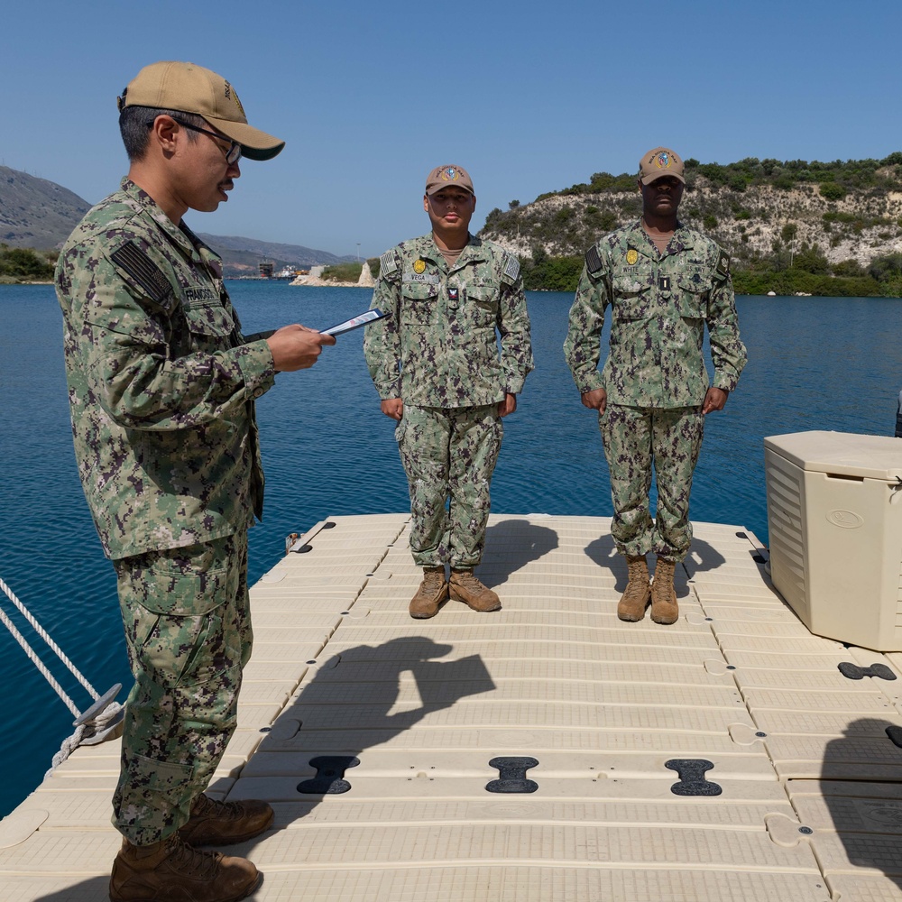 MA2 Vega Reenlists at NSA Souda Bay