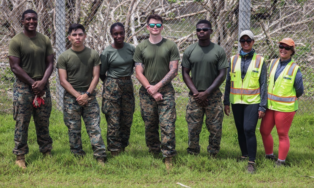 Camp Blaz Marines Participate In Forest Enhancement