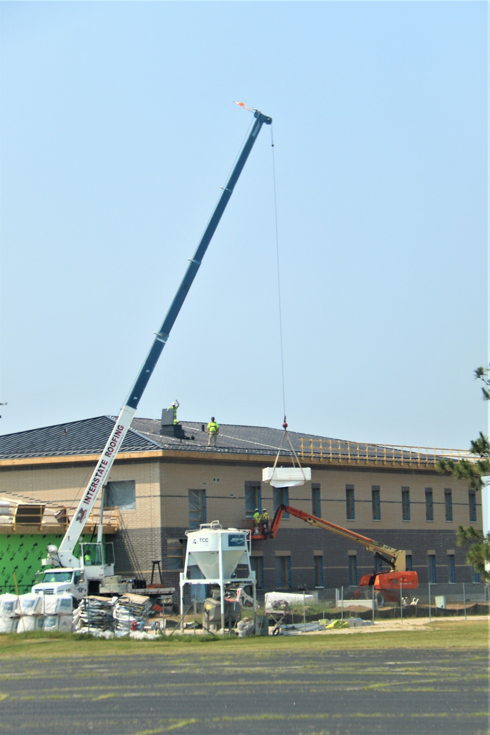 June 2023 construction operations of $11.96 million transient training brigade headquarters at Fort McCoy