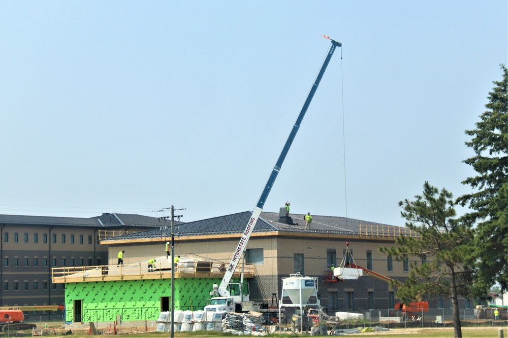 June 2023 construction operations of $11.96 million transient training brigade headquarters at Fort McCoy