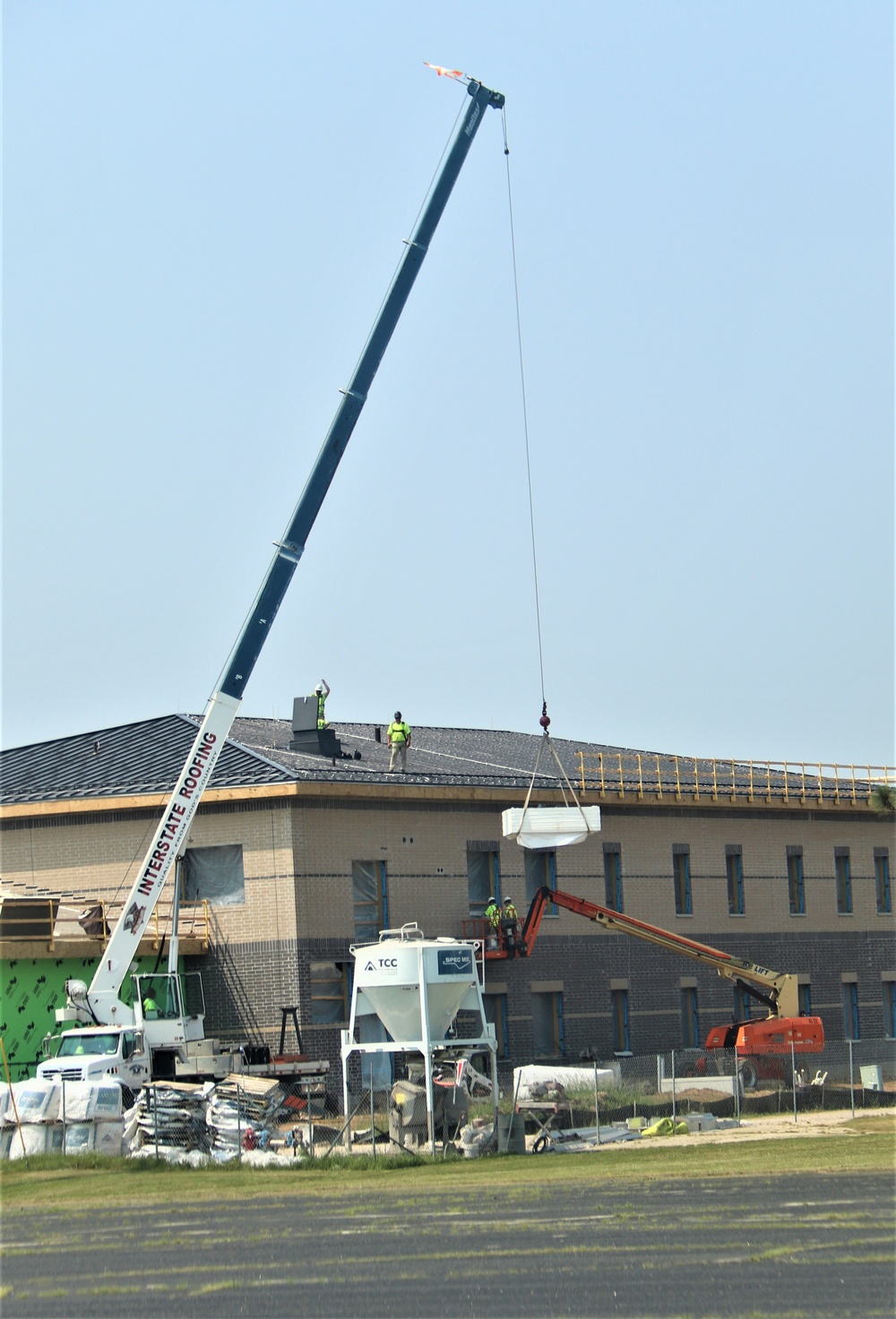 June 2023 construction operations of $11.96 million transient training brigade headquarters at Fort McCoy