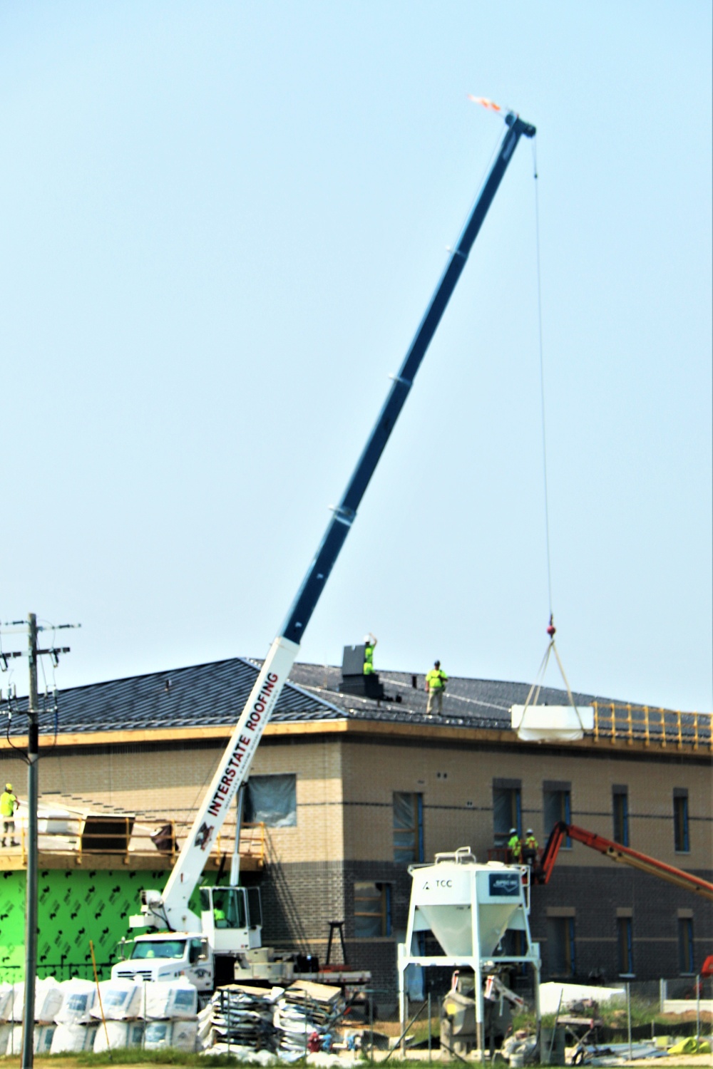 June 2023 construction operations of $11.96 million transient training brigade headquarters at Fort McCoy