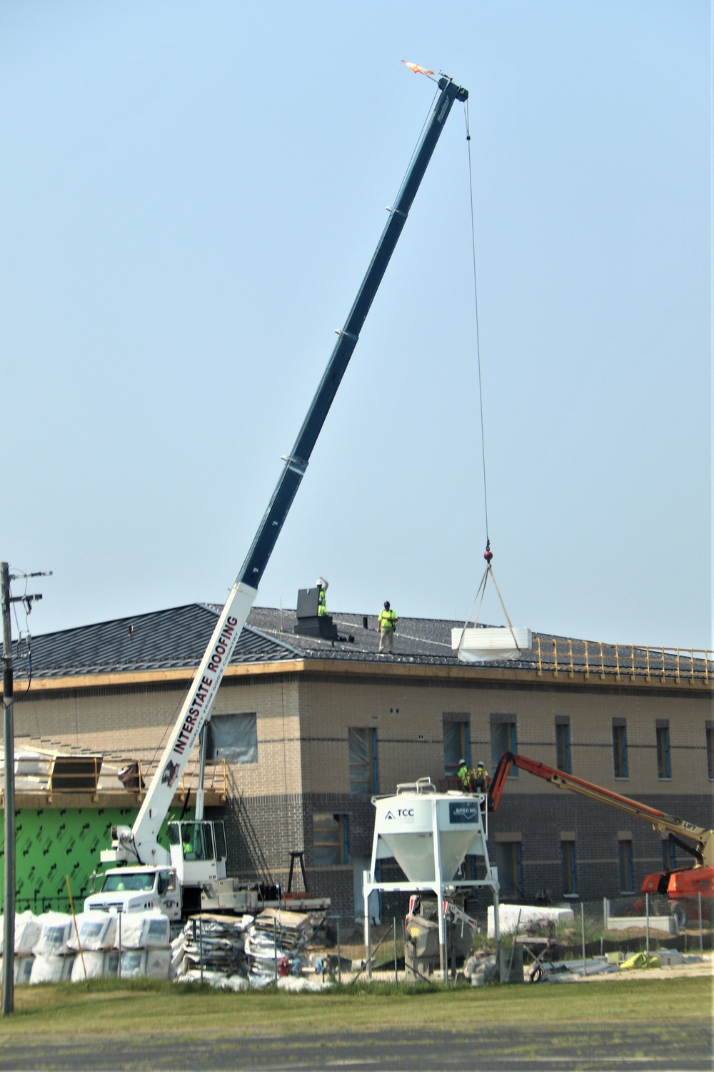 June 2023 construction operations of $11.96 million transient training brigade headquarters at Fort McCoy