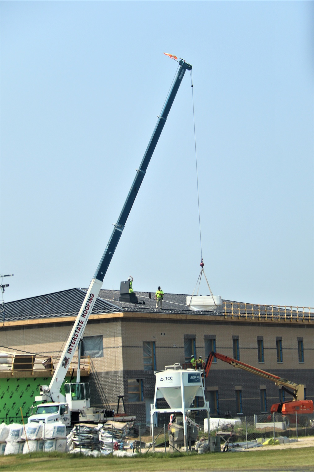 June 2023 construction operations of $11.96 million transient training brigade headquarters at Fort McCoy