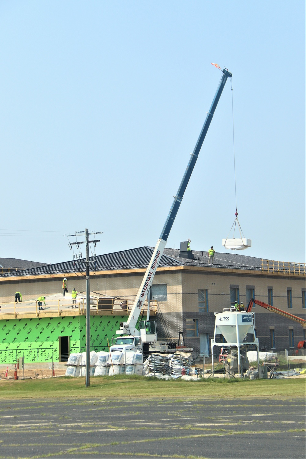 June 2023 construction operations of $11.96 million transient training brigade headquarters at Fort McCoy