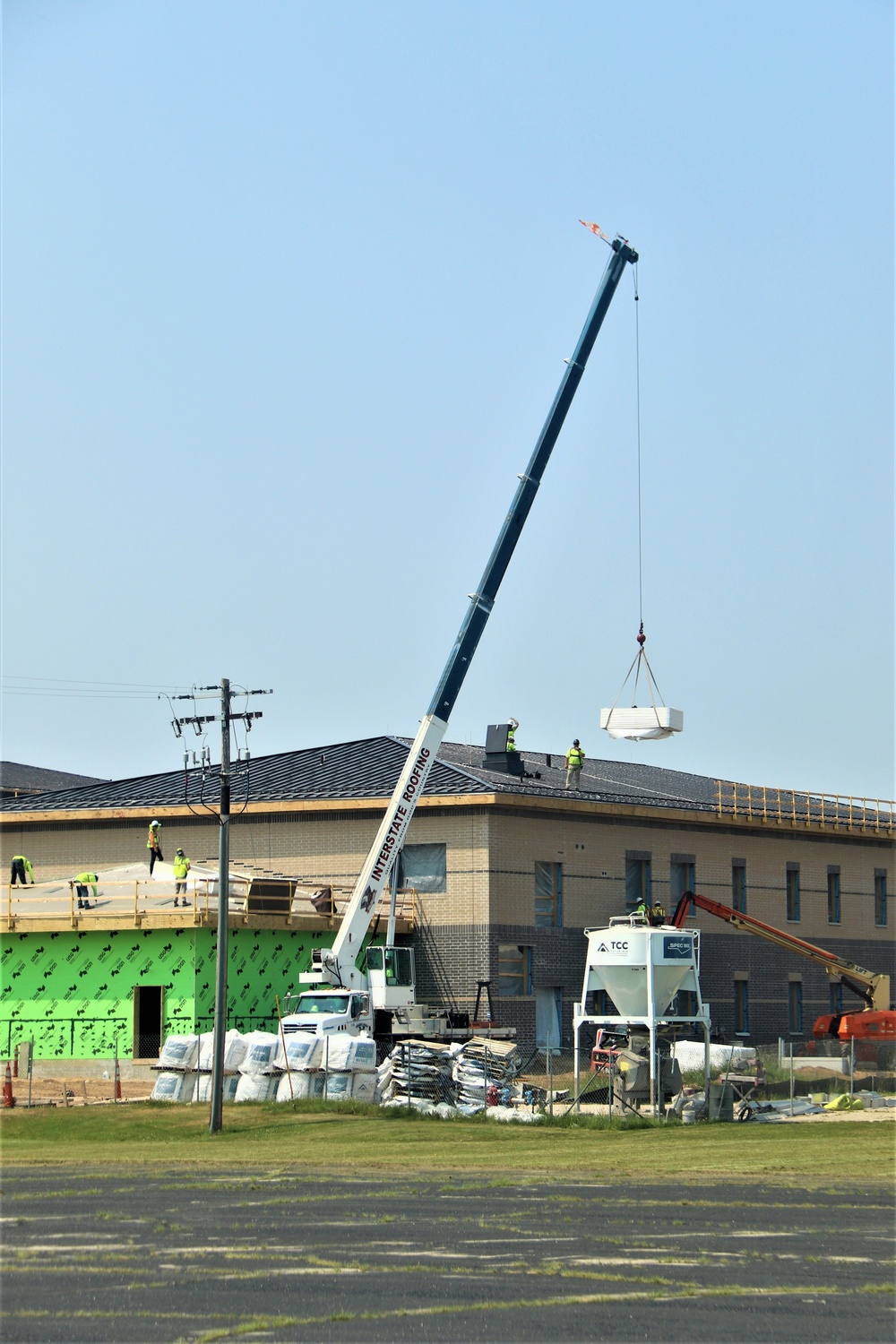 June 2023 construction operations of $11.96 million transient training brigade headquarters at Fort McCoy