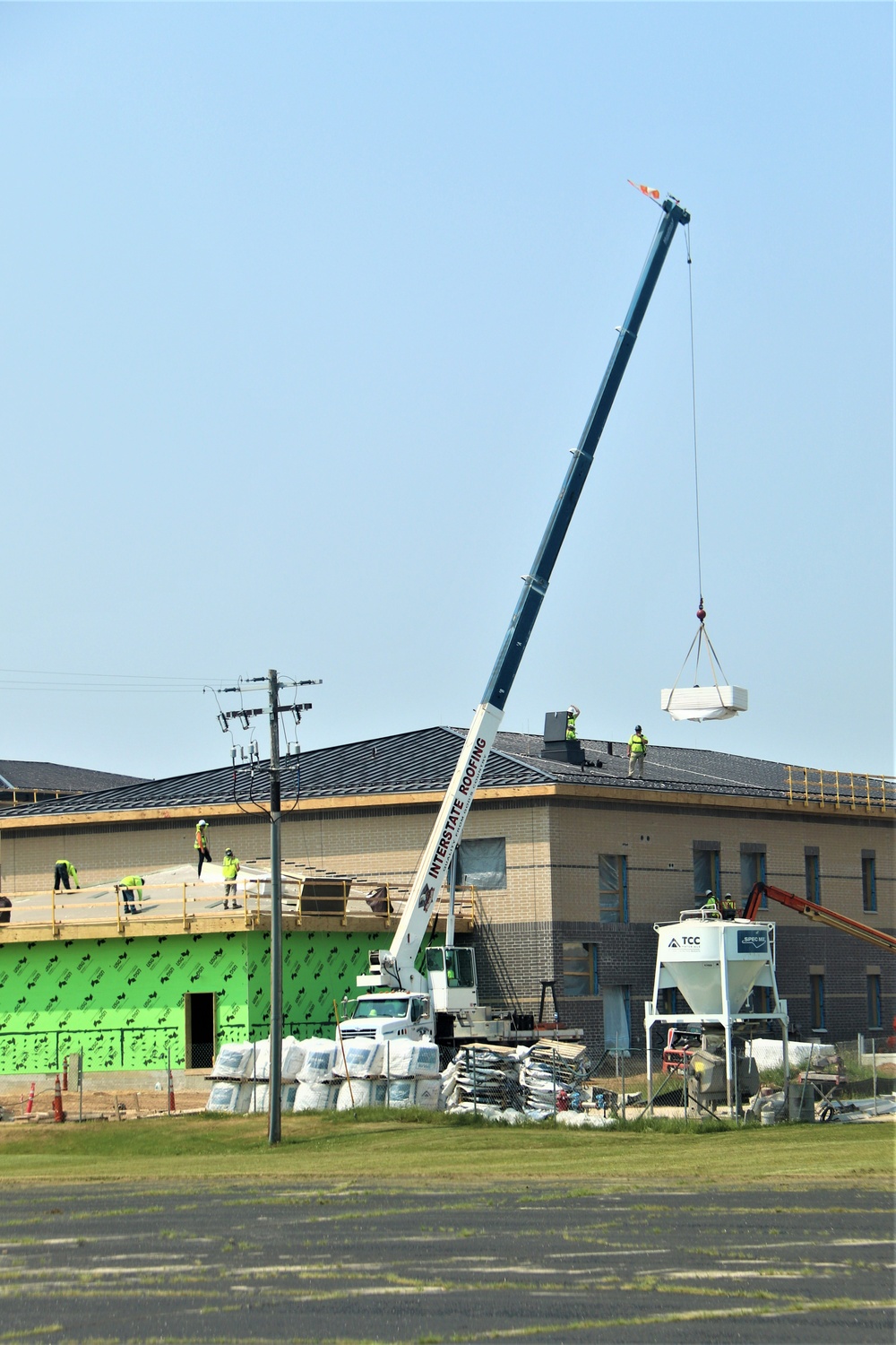 June 2023 construction operations of $11.96 million transient training brigade headquarters at Fort McCoy