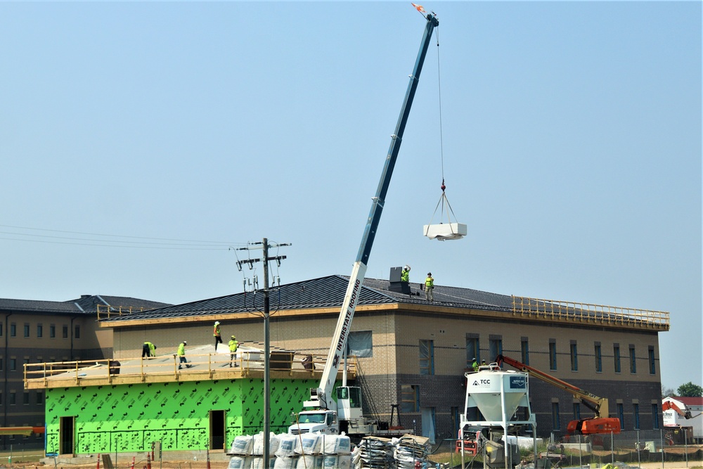 June 2023 construction operations of $11.96 million transient training brigade headquarters at Fort McCoy