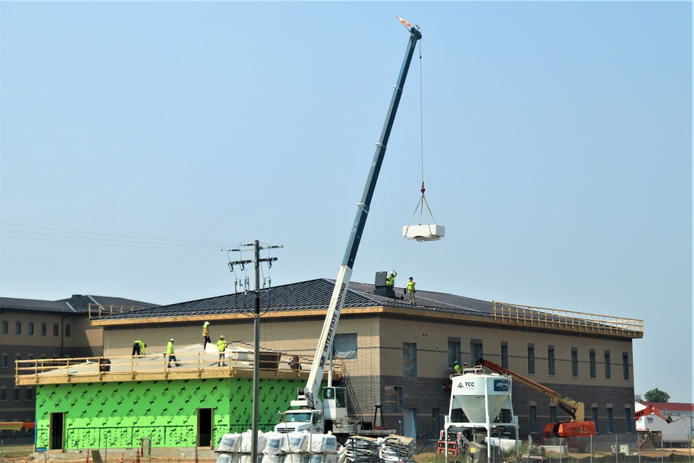 June 2023 construction operations of $11.96 million transient training brigade headquarters at Fort McCoy