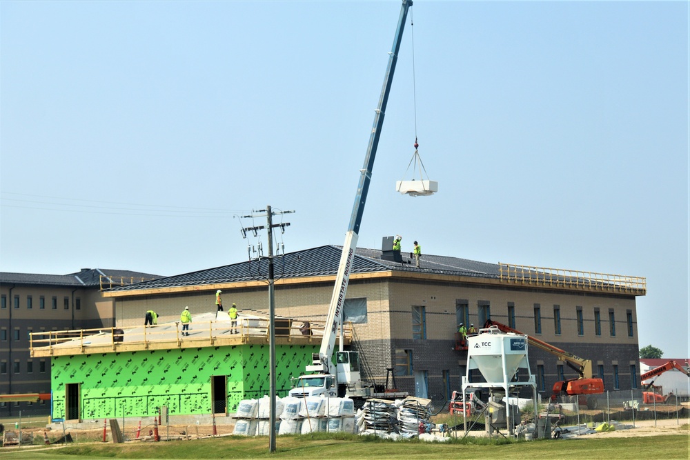 June 2023 construction operations of $11.96 million transient training brigade headquarters at Fort McCoy