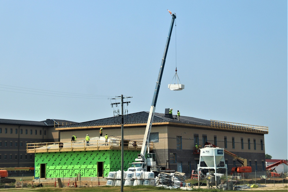 June 2023 construction operations of $11.96 million transient training brigade headquarters at Fort McCoy