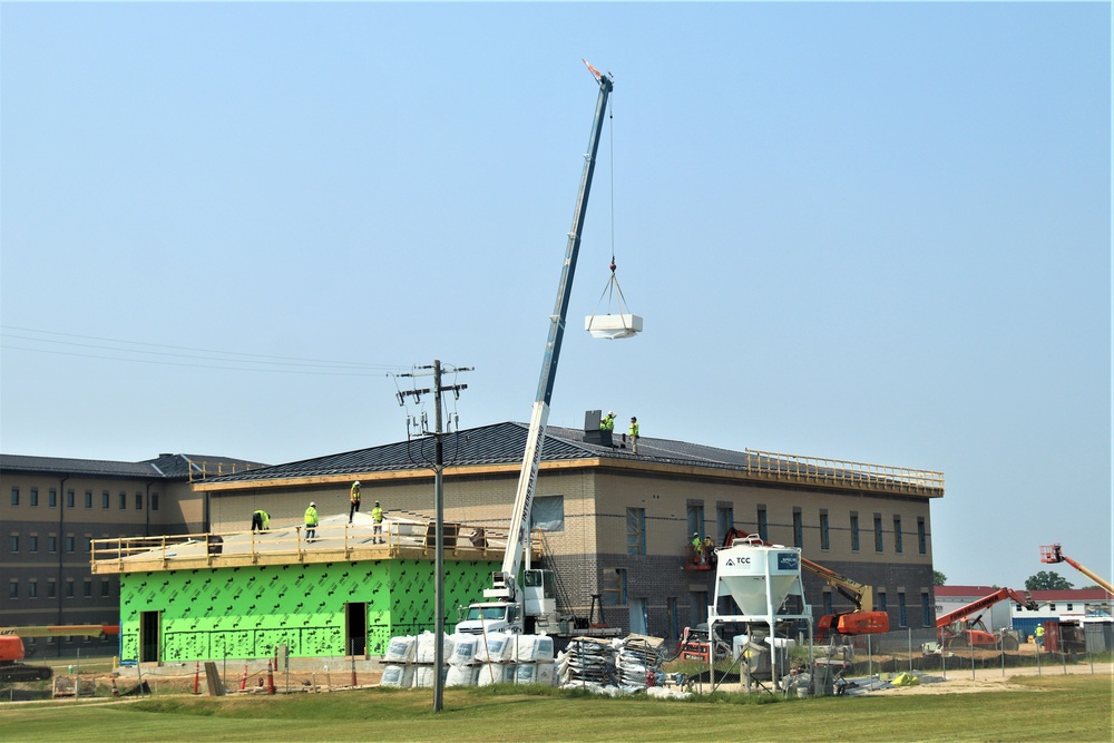 June 2023 construction operations of $11.96 million transient training brigade headquarters at Fort McCoy