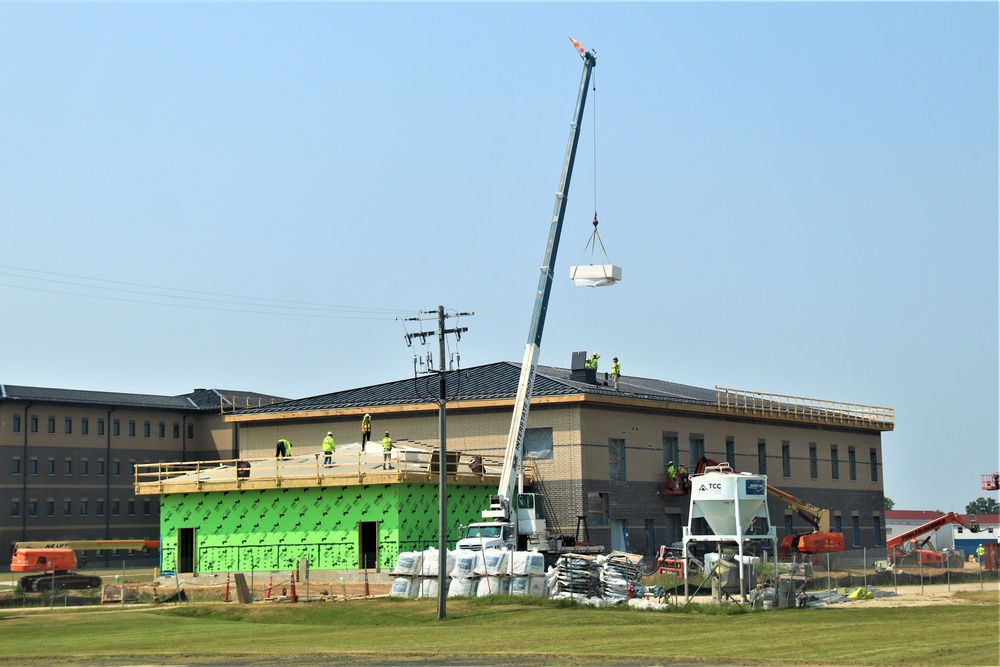 June 2023 construction operations of $11.96 million transient training brigade headquarters at Fort McCoy