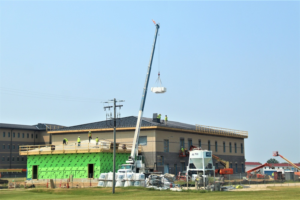 June 2023 construction operations of $11.96 million transient training brigade headquarters at Fort McCoy