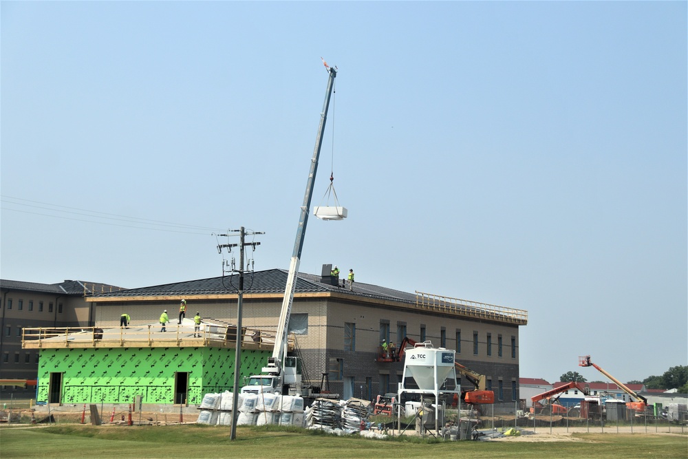 June 2023 construction operations of $11.96 million transient training brigade headquarters at Fort McCoy