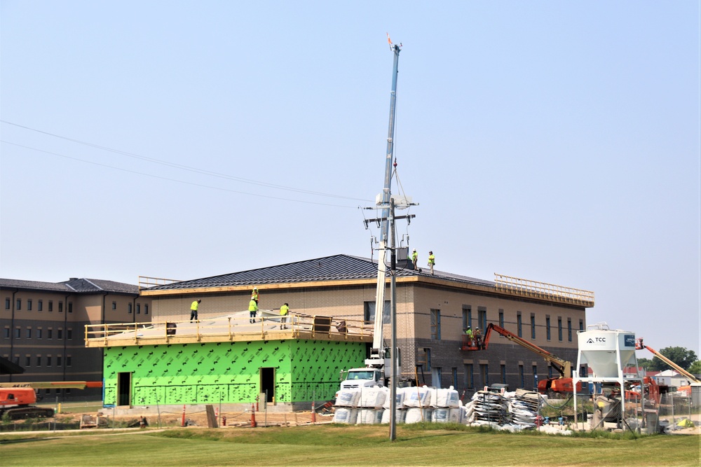 June 2023 construction operations of $11.96 million transient training brigade headquarters at Fort McCoy