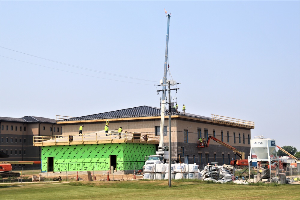 June 2023 construction operations of $11.96 million transient training brigade headquarters at Fort McCoy