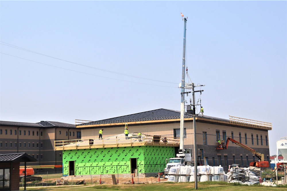 June 2023 construction operations of $11.96 million transient training brigade headquarters at Fort McCoy