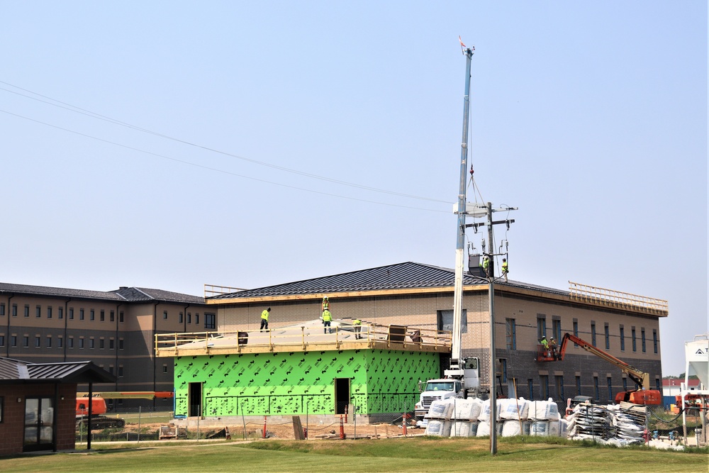 June 2023 construction operations of $11.96 million transient training brigade headquarters at Fort McCoy