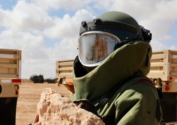 430th EOD shows 145th FA how to walk during African Lion 23