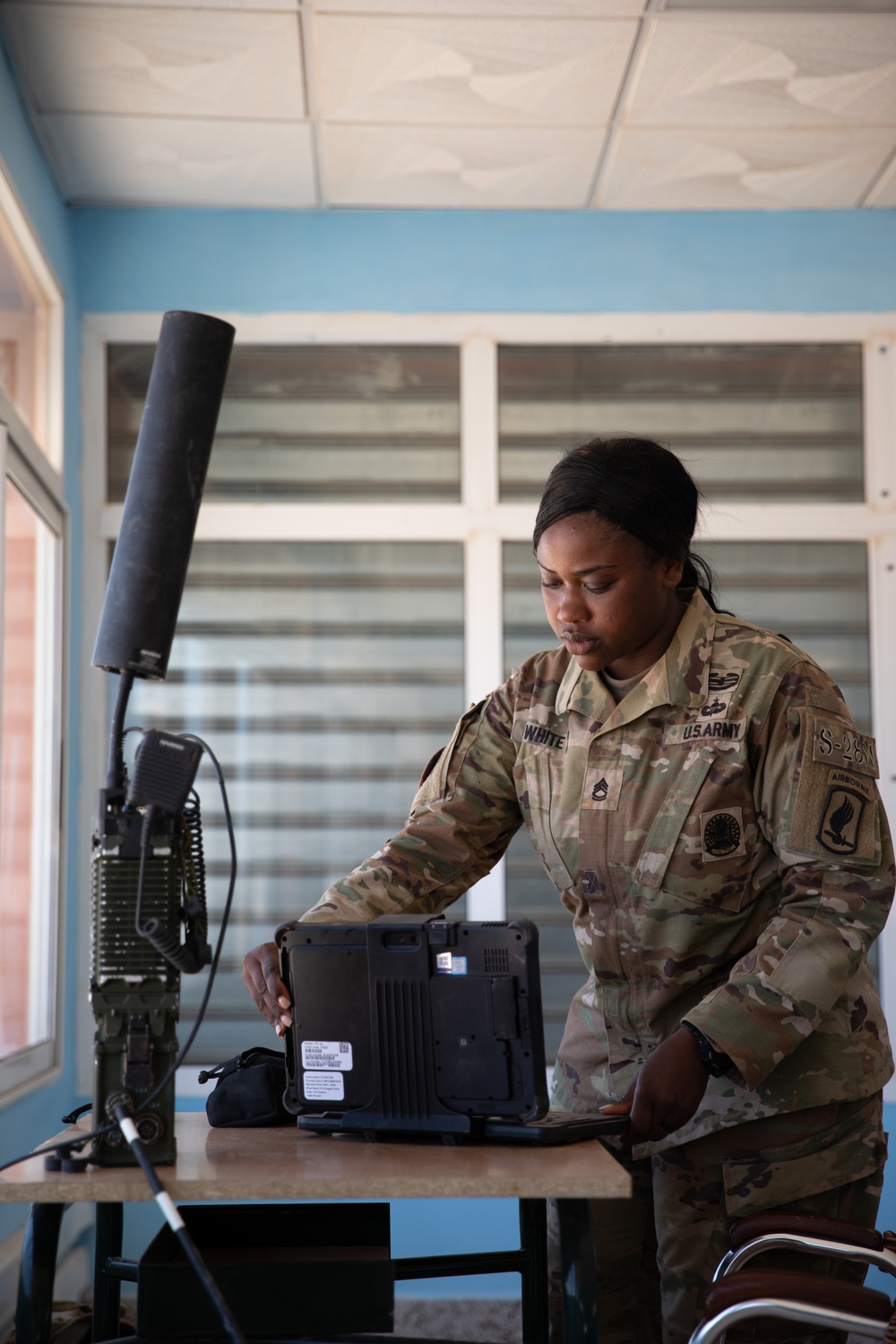 How the joint combined force communicates at African Lion 2023