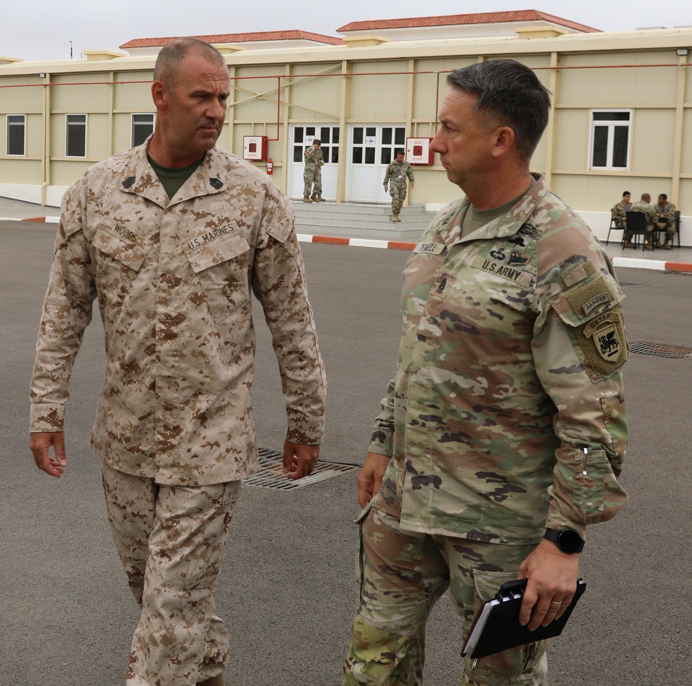 US Africa Command senior enlisted leader visits African Lion