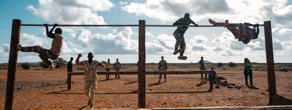 SFAB oversees obstacle course training at BIR