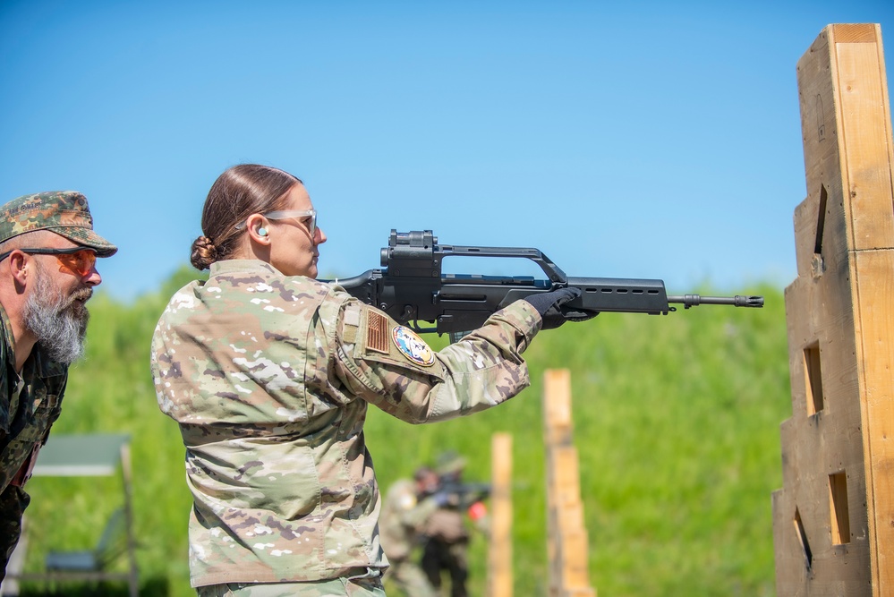 Airmen qualify for German Armed Forces Badge of Marksmanship during AD23