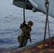 Maritime Raid Force Static Fast Rope on Ship