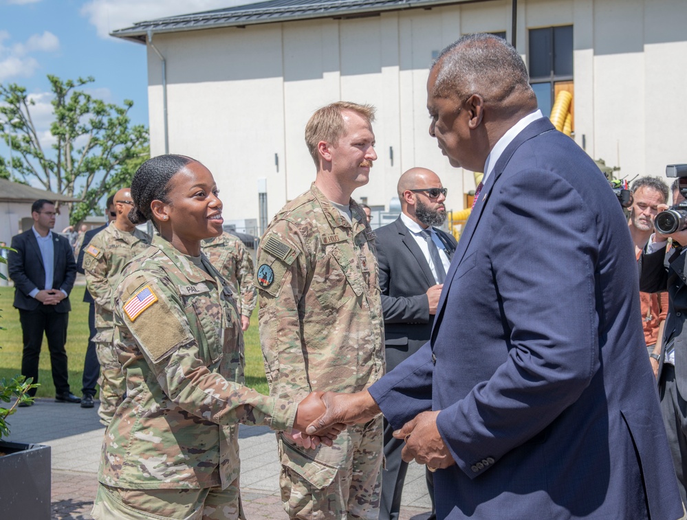 Secretary of Defense Lloyd J. Austin III visits USAREUR-AF