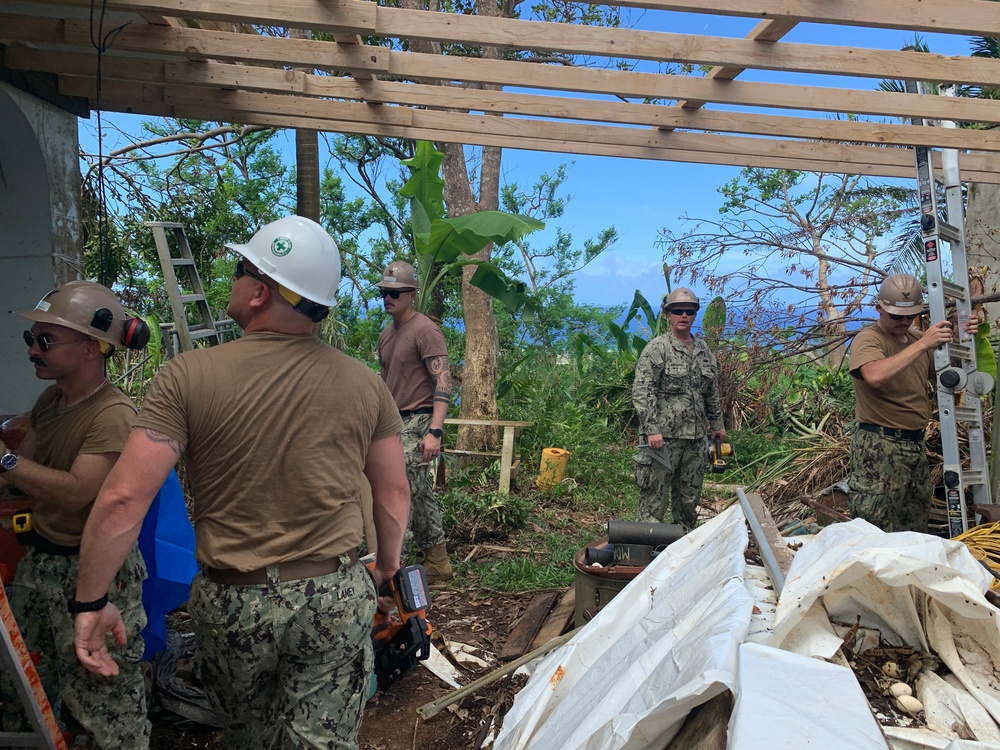 RISEUP Continues to Install Temp Roofs in Guam