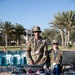 Soldiers from the U.S. Army, 23rd Utah Army National Guard band perform for members of a mult-national military audience