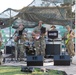Soldiers from the U.S. Army, 23rd Utah Army National Guard band perform for members of a mult-national military audience