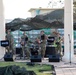 Soldiers from the U.S. Army, 23rd Utah Army National Guard band perform for members of a mult-national military audience
