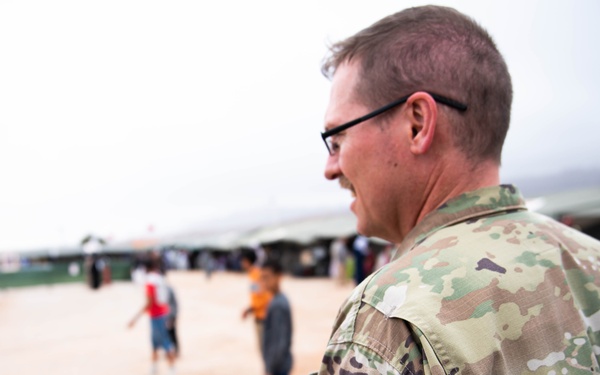 The 151st Medical Group from Utah Air National Guard conducts operations at HCA field hospital during African Lion 2023.