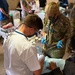 The 151st Medical Group from Utah Air National Guard conducts operations at HCA field hospital during African Lion 2023.