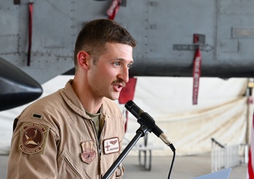 75th EFS Change of Command Ceremony