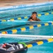 Army Reserve Staff Sgt. James Lavoie completes swimming time-trial