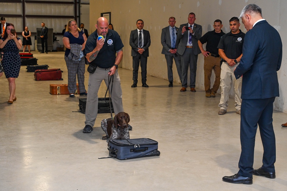 Deputy Secretary of Homeland Security John Tien visits Joint Base San Antonio-Lackland 15 June 2023