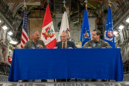 Staff Talks result in trilateral agreement between 12th Air Force, West Virginia National Guard, and Peru