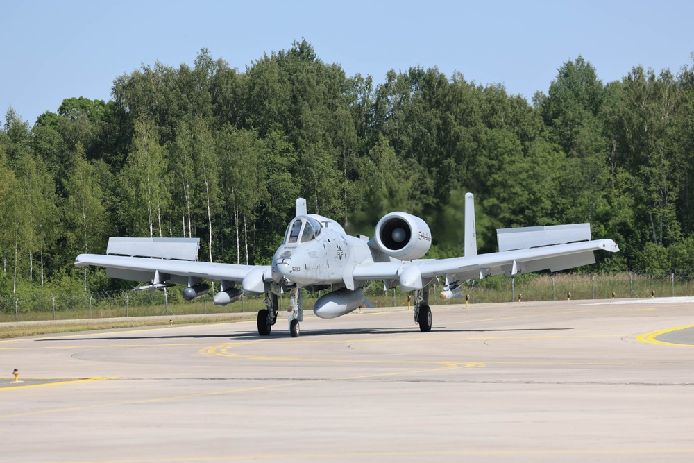 127th Maintainers Conduct Integrated Combat Turn in Latvia