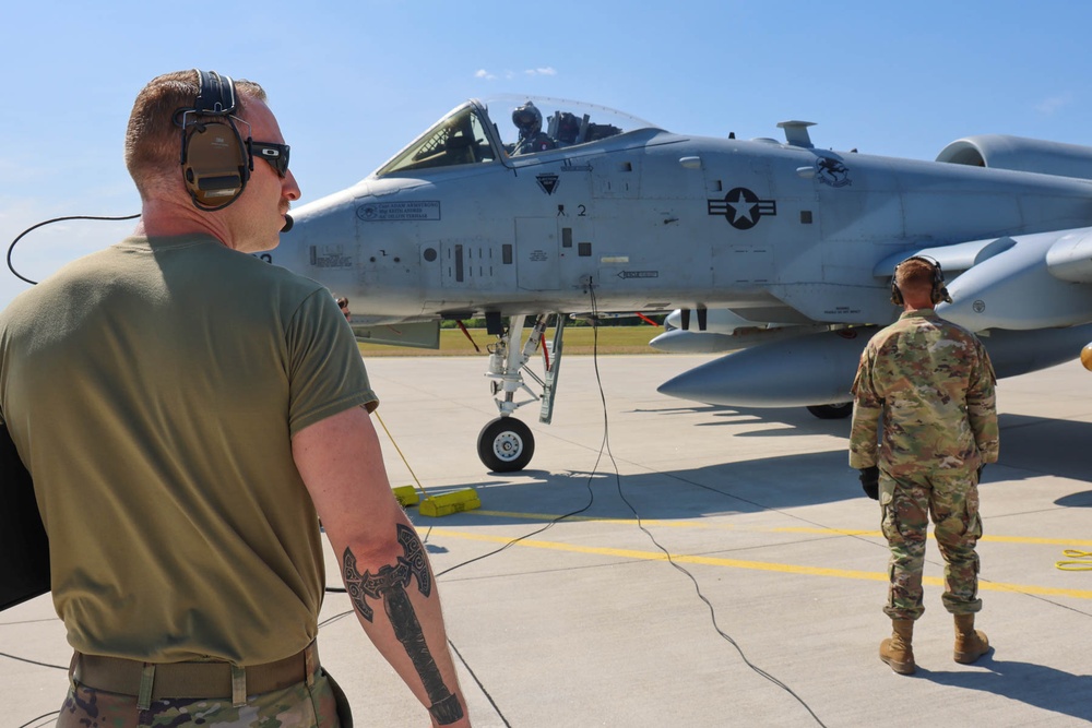 127th Maintainers Conduct Integrated Combat Turn in Latvia