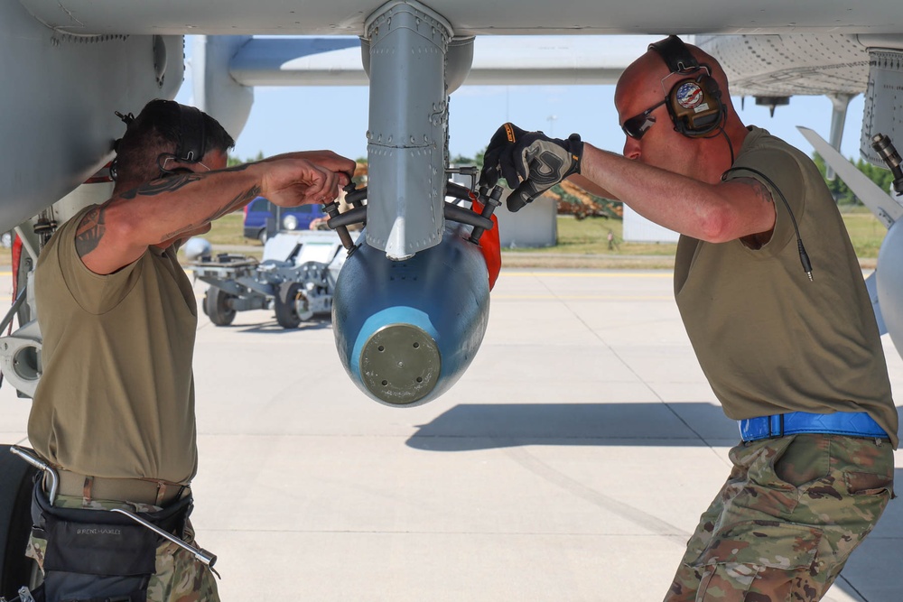 127th Maintainers Conduct Integrated Combat Turn in Latvia