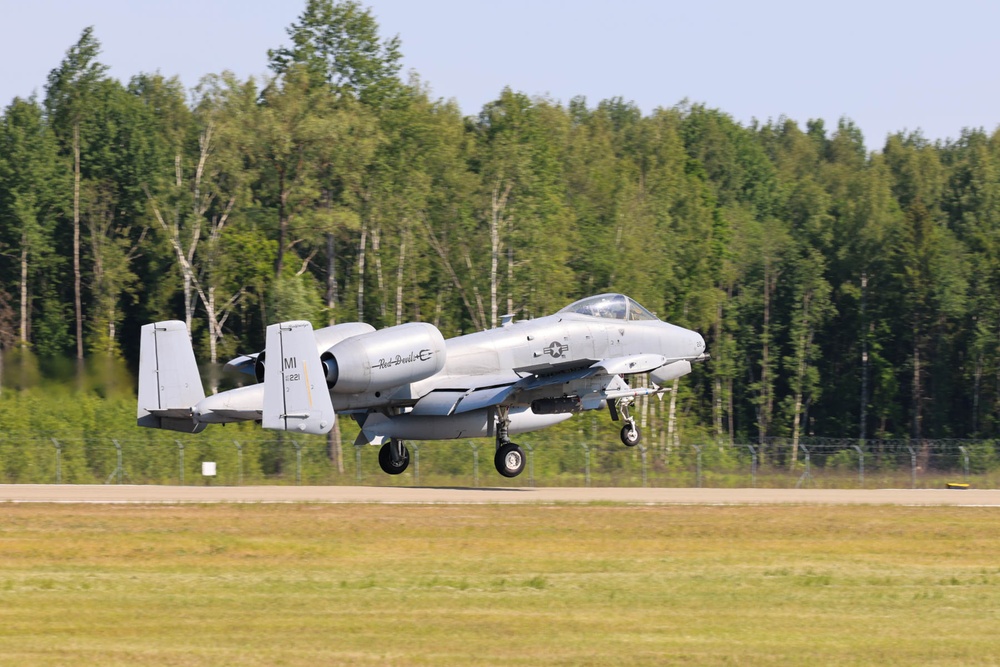 127th Maintainers Conduct Integrated Combat Turn in Latvia