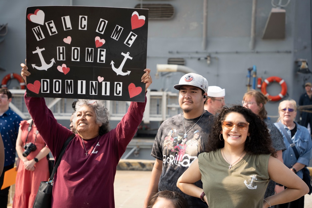 USS Porter Returns Home from Deployment